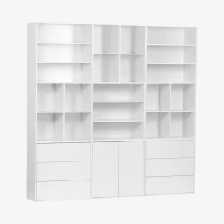 Modulares Regal Holzdekor 9 Elemente