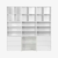 Modulares Regal Holzdekor 9 Elemente