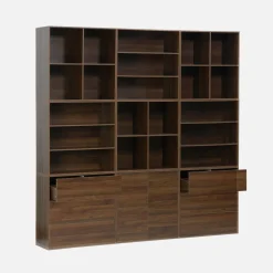 Modulares Regal Holzdekor 9 Elemente
