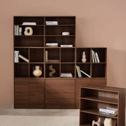 Modulares Regal Holzdekor 9 Elemente