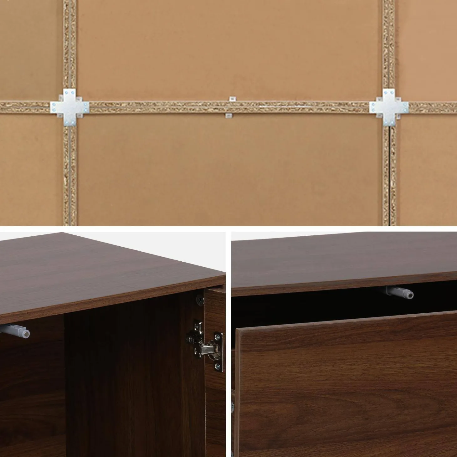Modulares Regal Holzdekor 9 Elemente