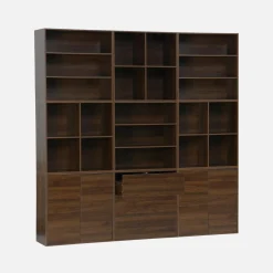 Modulares Regal Holzdekor 9 Elemente