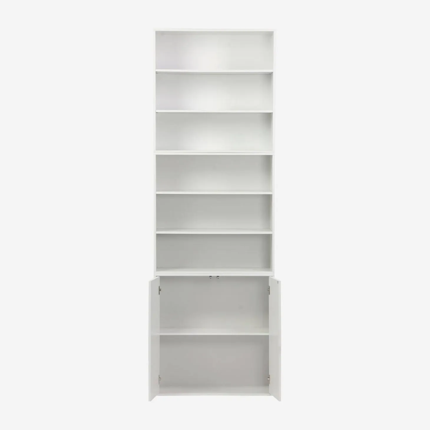 Modulares Regal Holzdekor 3 Elemente - 2 Türen 6 offene Fächer