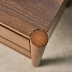 Nachttisch Holzdekor 2 Schubladen