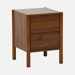 Nachttisch Holzdekor 2 Schubladen