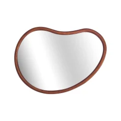 Organischer Spiegel aus Tannenholz 65cm