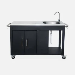 Outdoor-Grillablagewagen aus Stahl