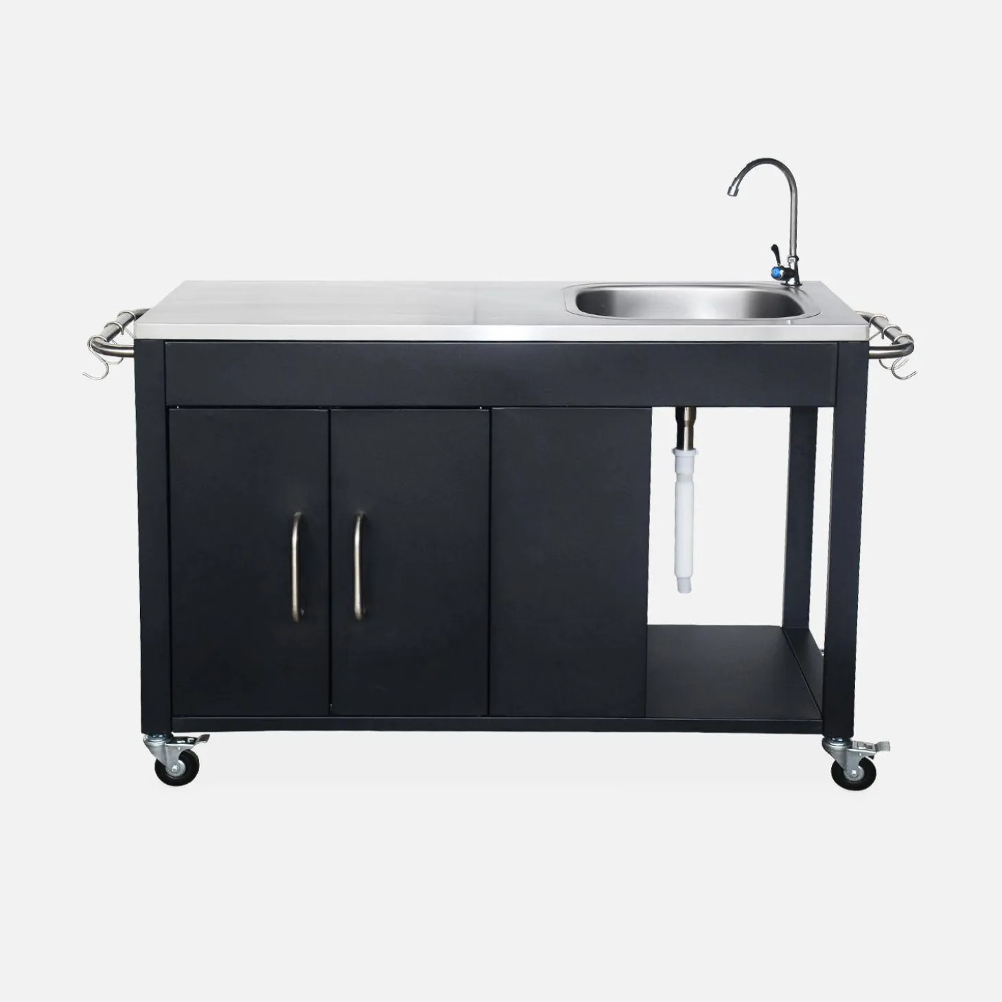 Outdoor-Grillablagewagen aus Stahl