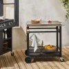 Outdoor-Servierwagen zum Grillen, schwarz