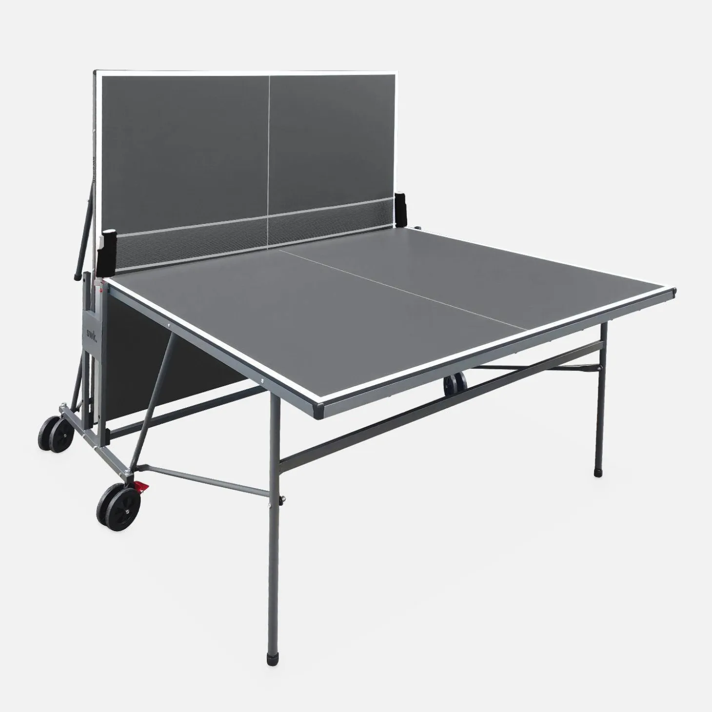 Outdoor-Tischtennisplatte premium mit 2 Schlägern und 3 Bällen + Abdeckung