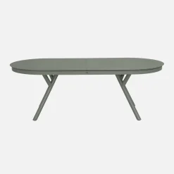 Ovaler ausziehbarer Gartentisch aus Aluminium 220/280cm für 10 Personen