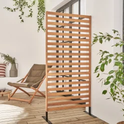 Paravent aus Holz, 80 cm, innen/außen