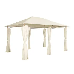 Pavillon 3 x 4 m mit Vorhängen