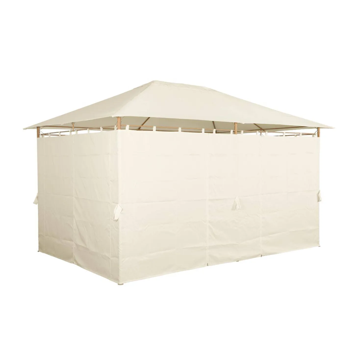 Pavillon 3 x 4 m mit Vorhängen