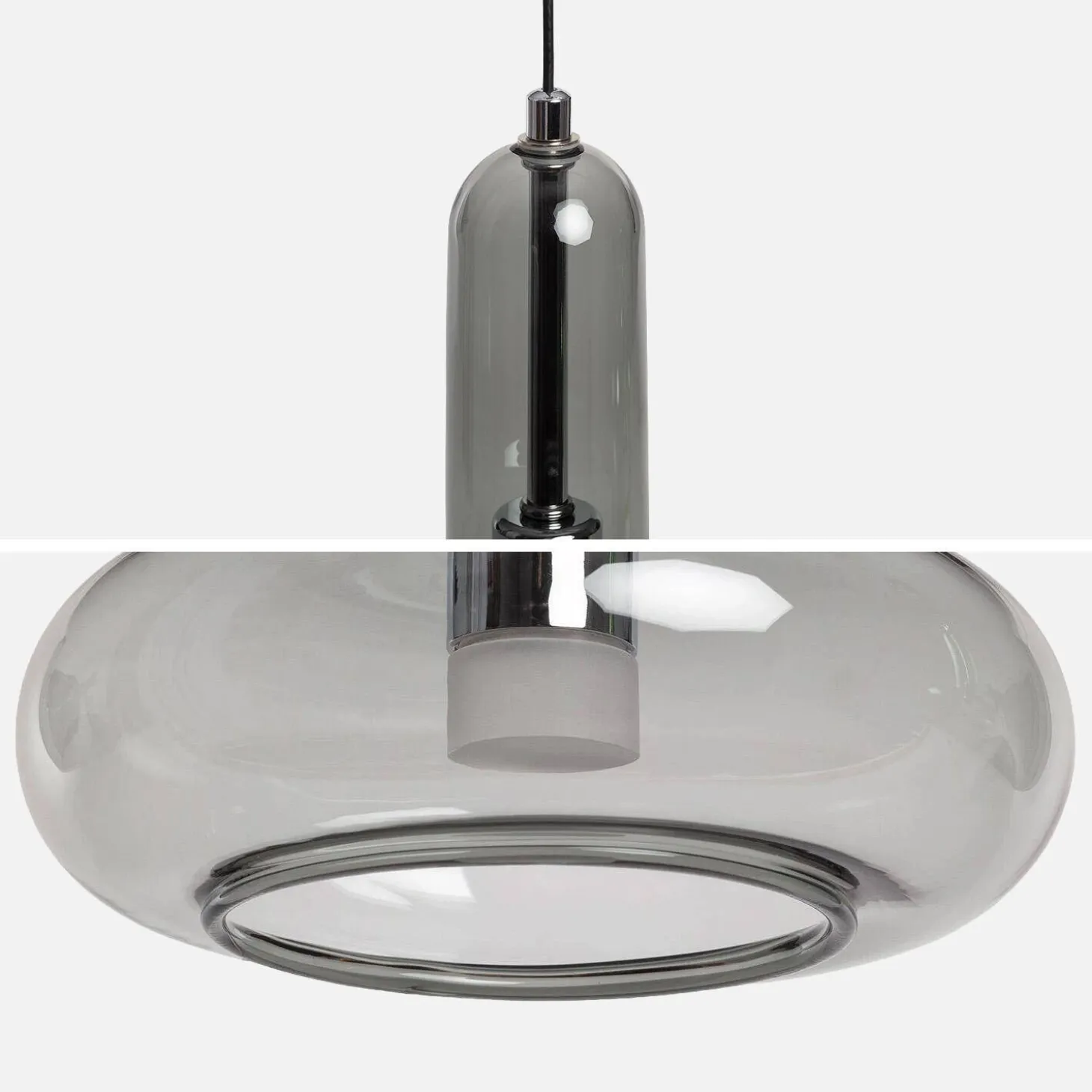 Pendelleuchte für Innen Glas Ø15cm
