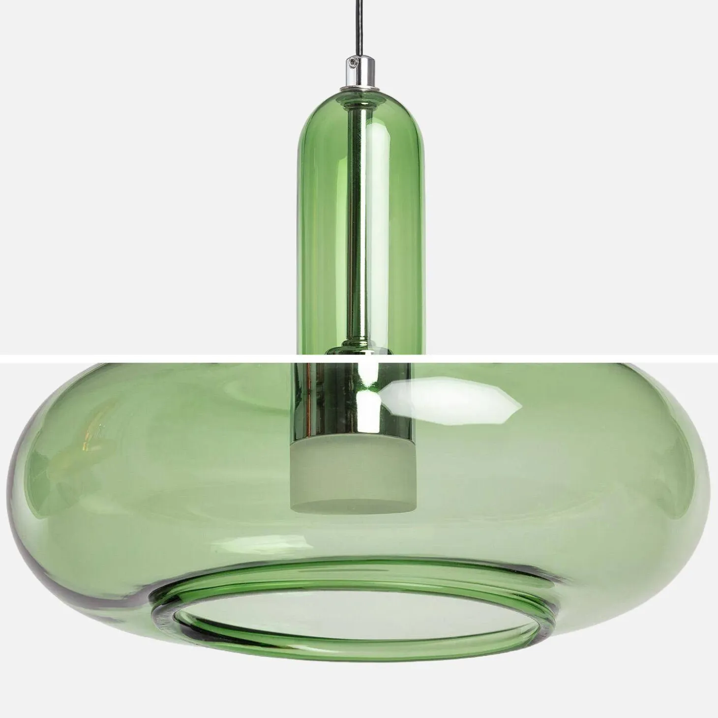 Pendelleuchte für Innen Glas Ø15cm