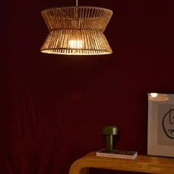 Pendelleuchte mit Rattanoptik Ø 35cm