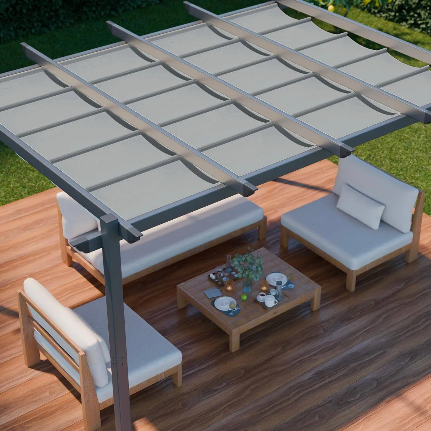 Pergola Aluminium 3x4 m - Isla