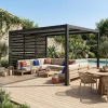 Pergola mit Lamellendach Palace 3x4m + 3 Lamellenwände 100cm