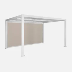 Pergola mit Lamellendach Palace 3x4m + Markise 4m