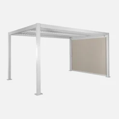 Pergola mit Lamellendach Palace 3x4m + Markise 3m