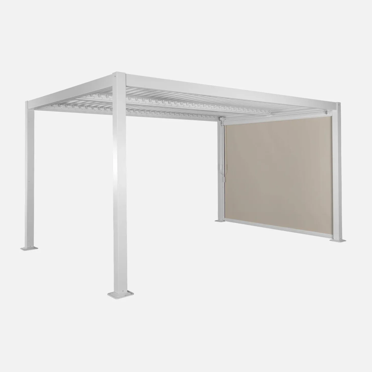Pergola mit Lamellendach Palace 3x4m + Markise 3m