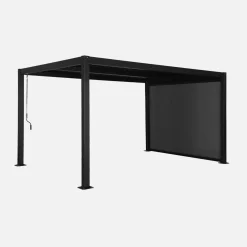 Pergola mit Lamellendach Palace 3x4m + Markise 3m