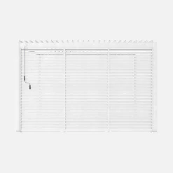 Pergola mit Lamellendach Triomphe 3x4m mit 3 Lamellenwänden 130cm