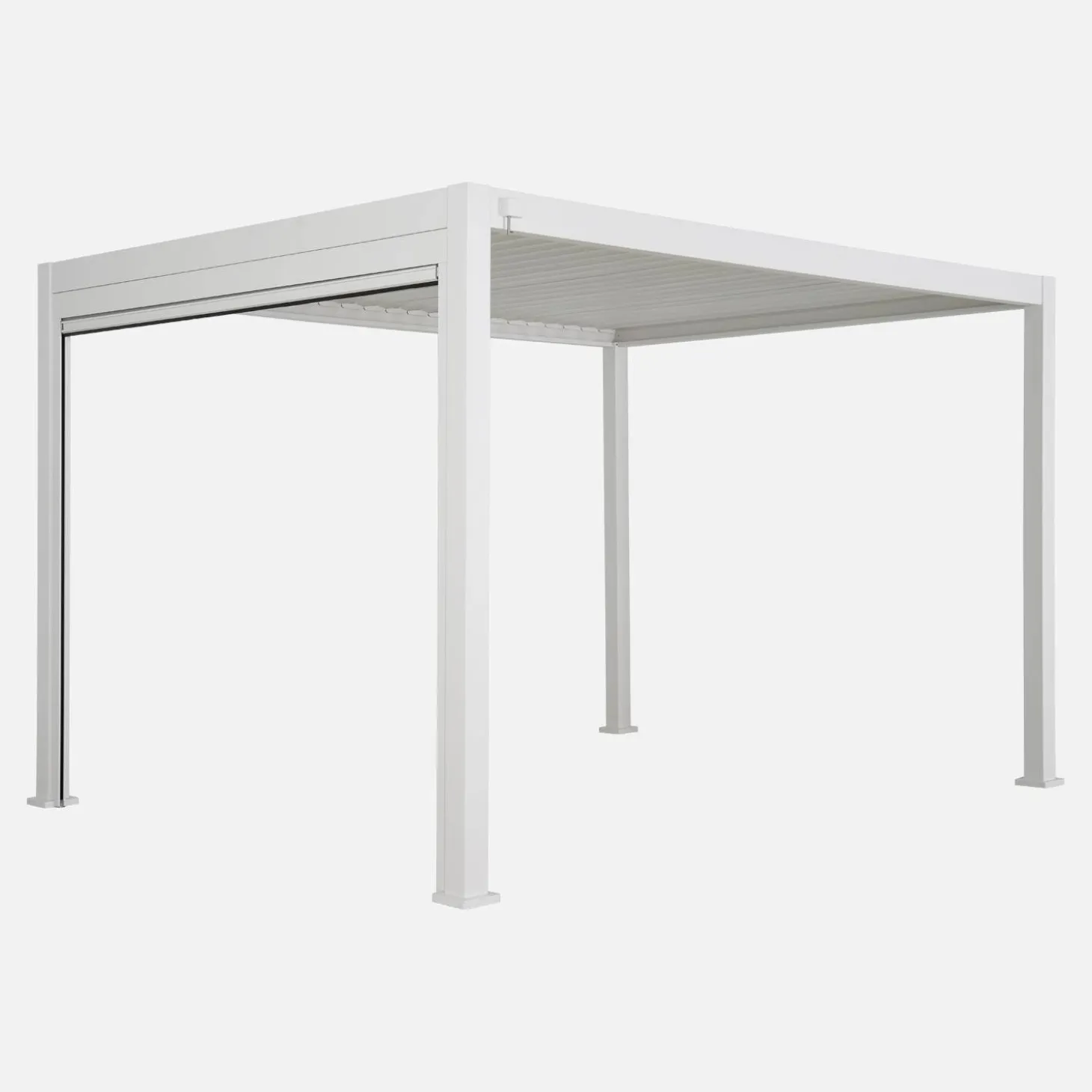 Pergola mit Lamellendach Triomphe 3x4m mit Markise 3m