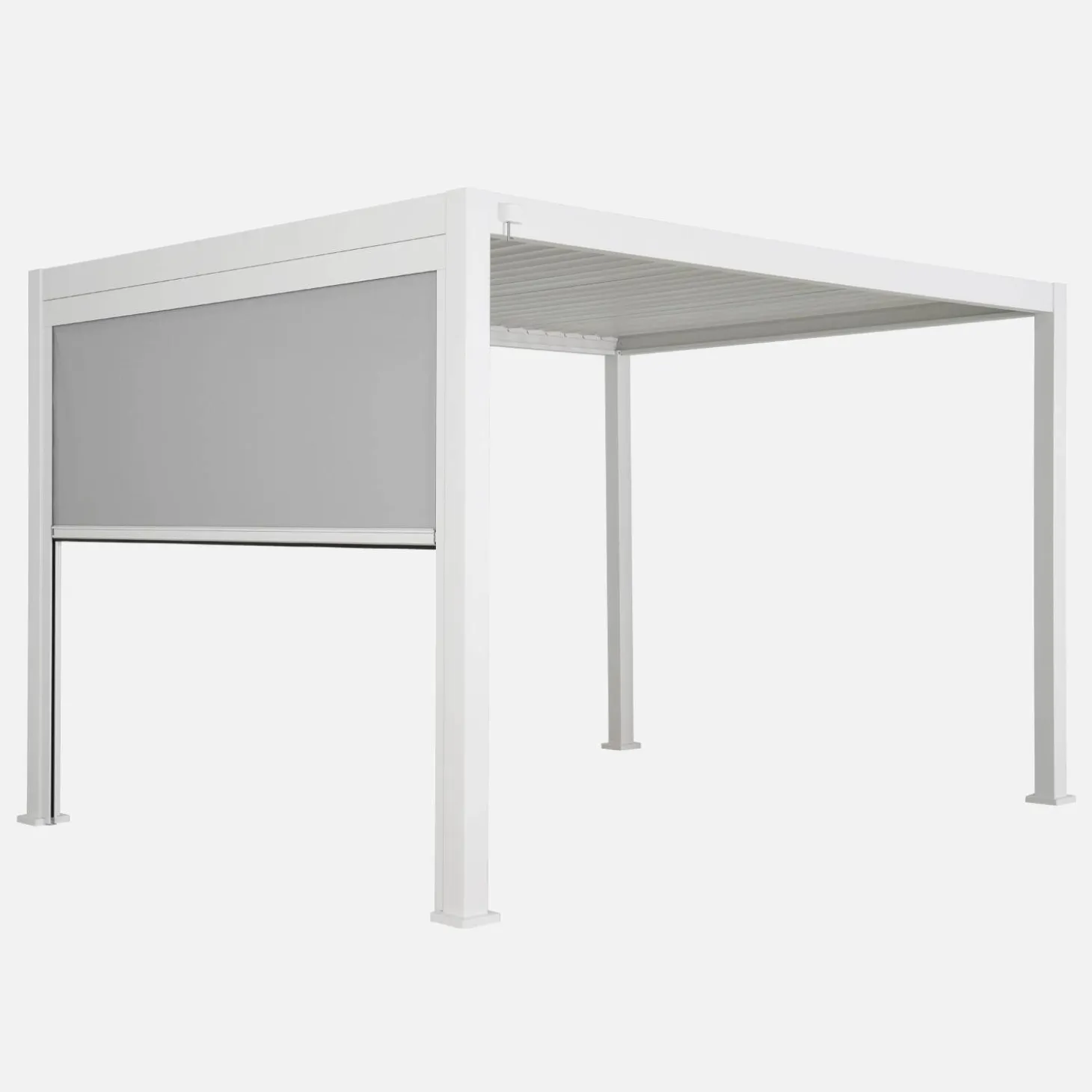 Pergola mit Lamellendach Triomphe 3x4m mit Markise 3m