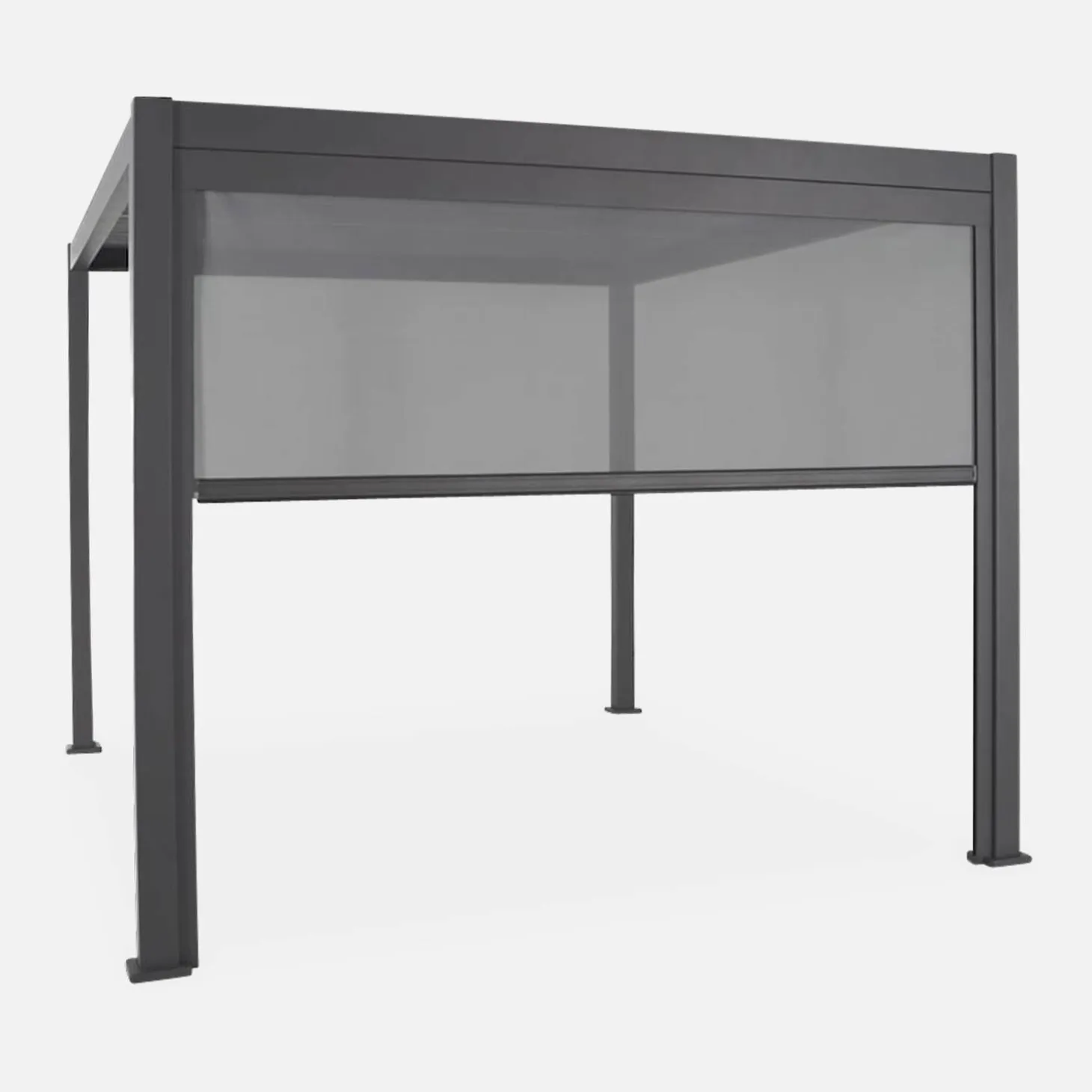 Pergola mit Lamellendach Triomphe 3x4m mit Markise 3m