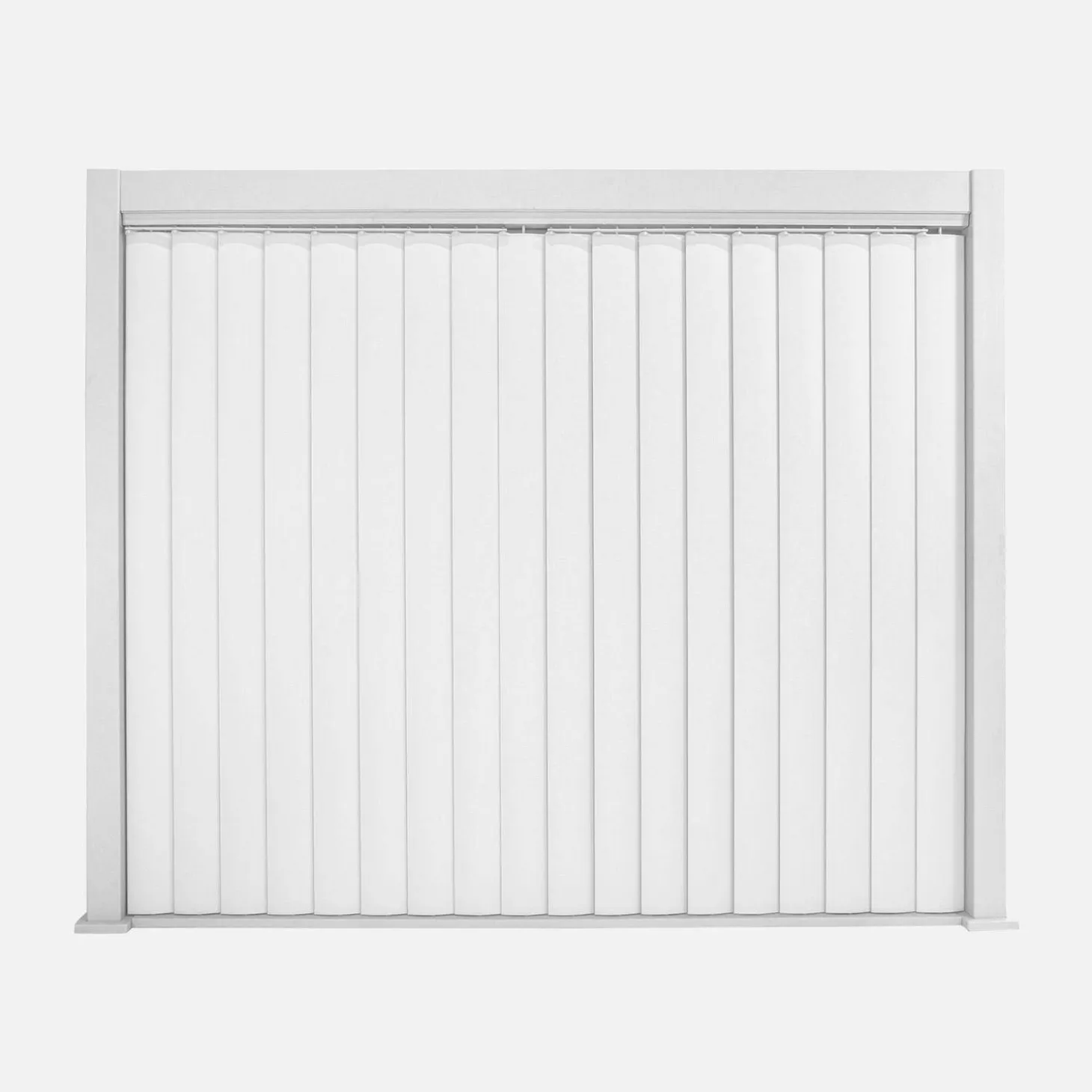 Pergola mit Lamellendach Triomphe 3x4m + verstellbare senkrechte Lamellenwand 3m