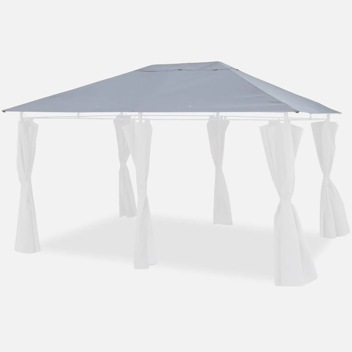 Pergola Tuch Leinwand für Pergola Divio 3x4m
