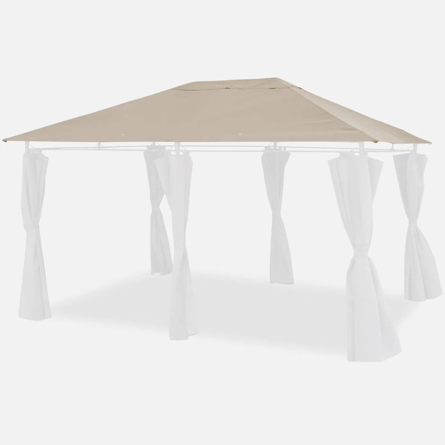 Pergola Tuch Leinwand für Pergola Divio 3x4m