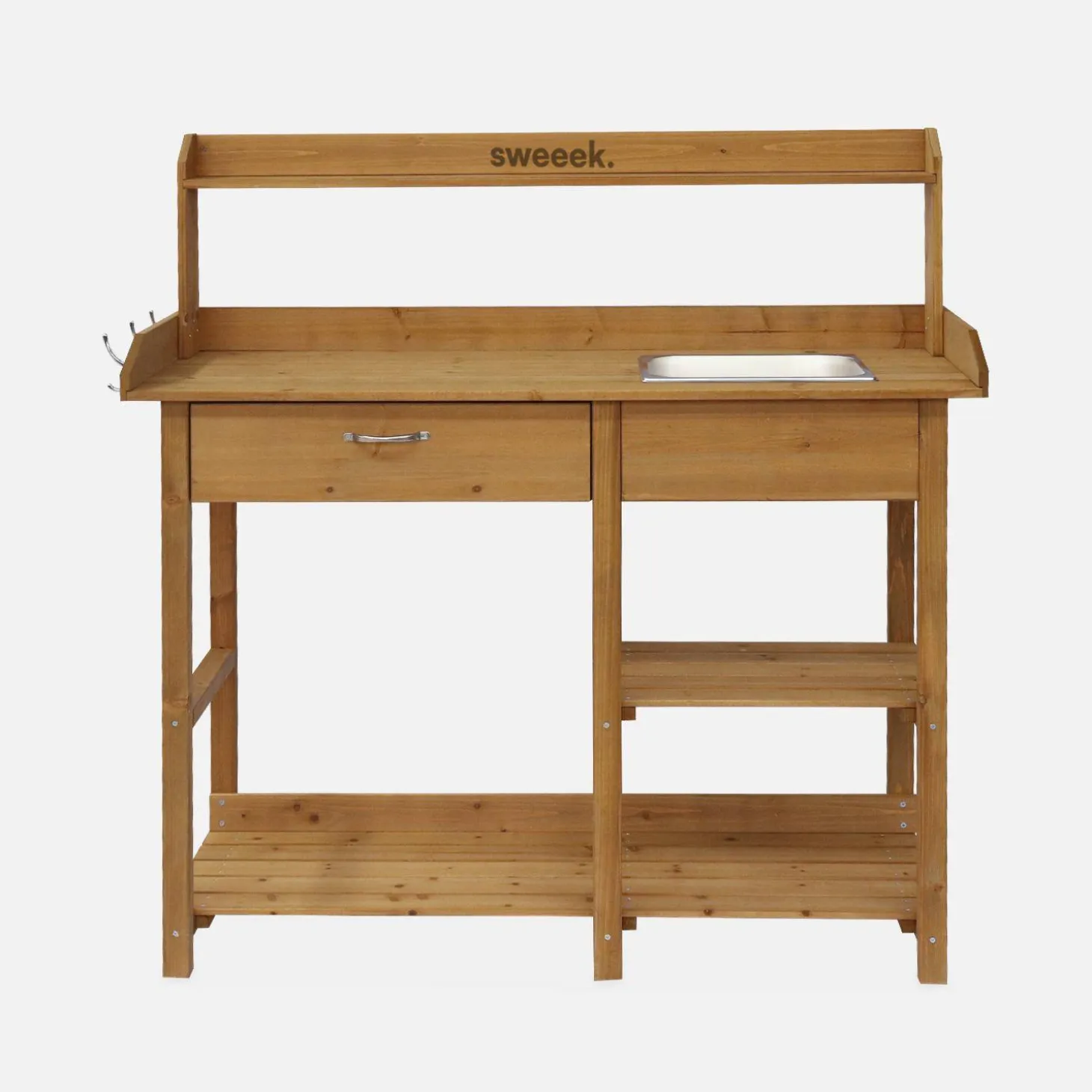 Pflanztisch aus Holz