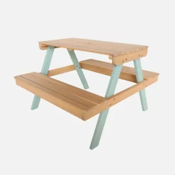 Picknicktisch aus Holz für Kinder, mit 2 Sitzplätzen