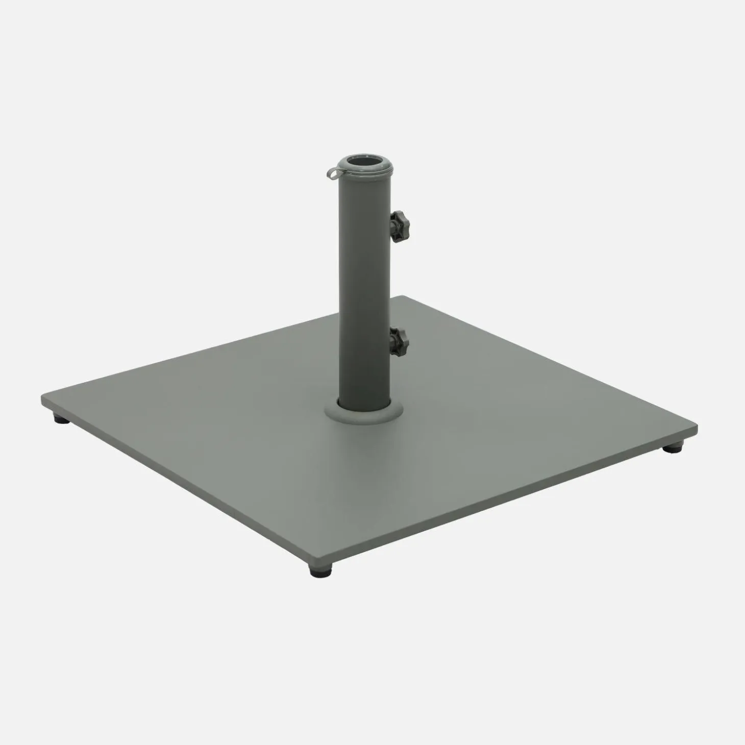 Quadratischer Ständer für geraden Sonnenschirm