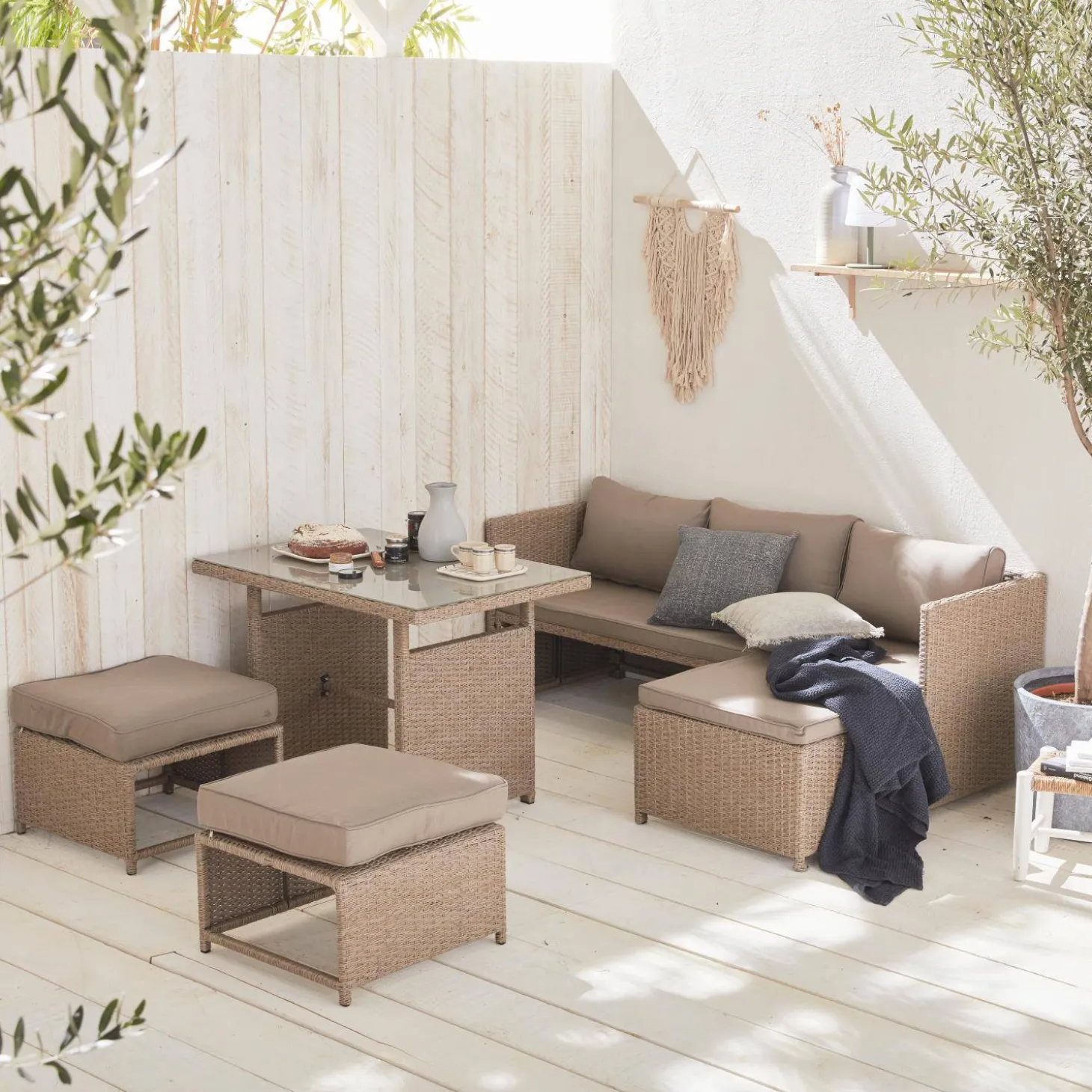 Rattan Gartenmöbel Set - Reggiano