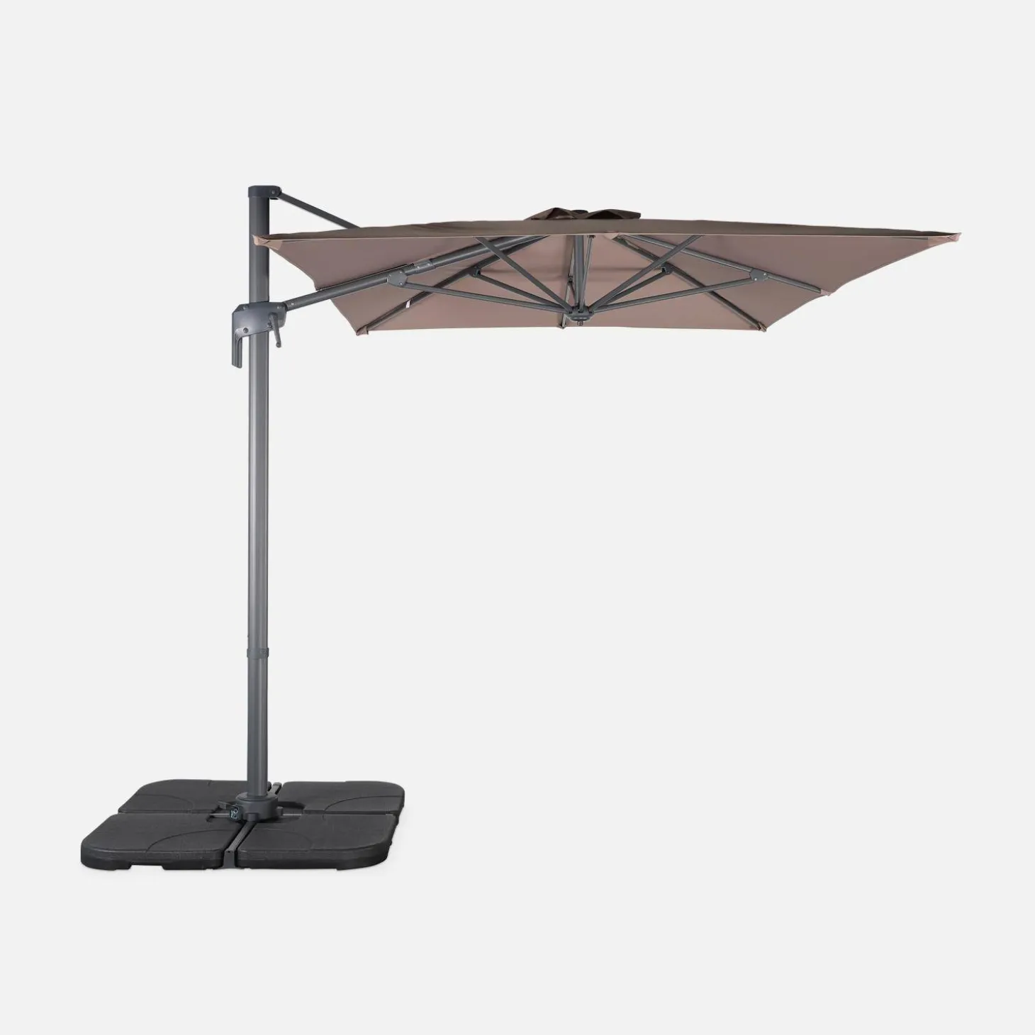 Rechteckiger Ampelschirm 2x3 m