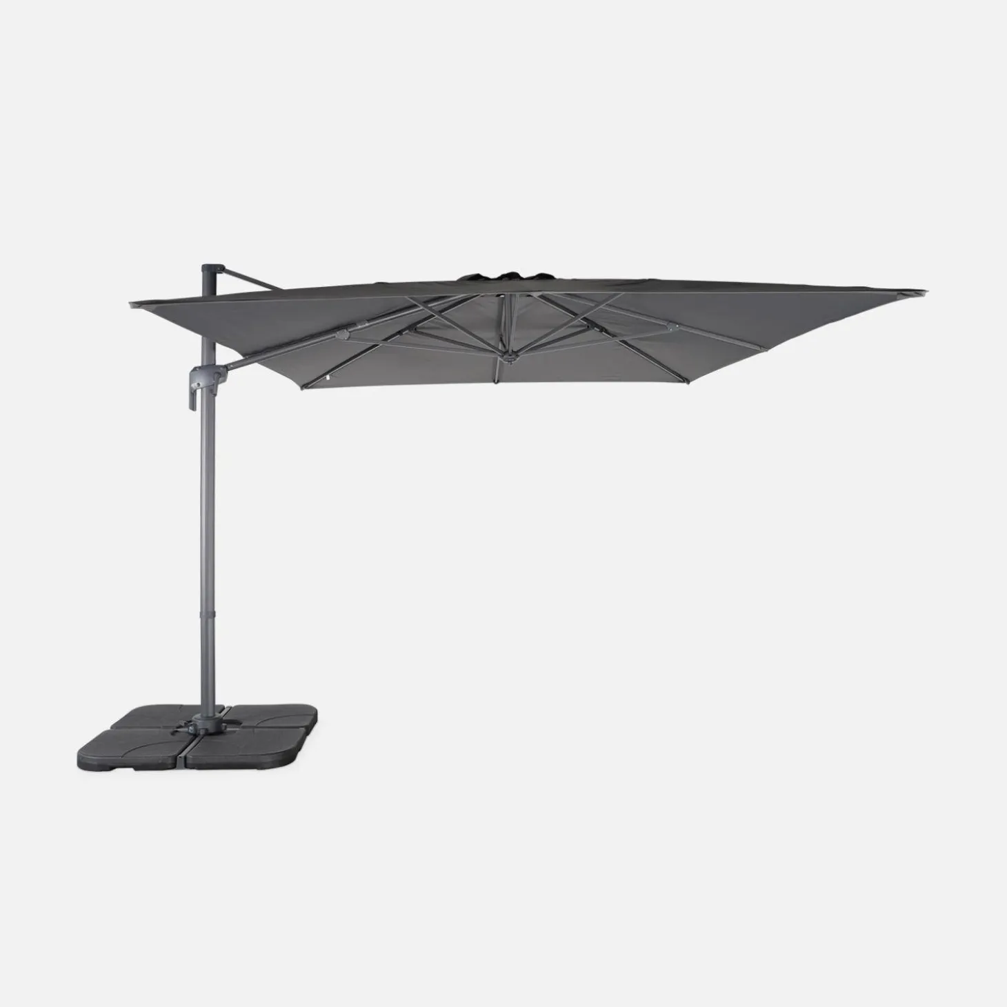 Rechteckiger Ampelschirm 3x4 m