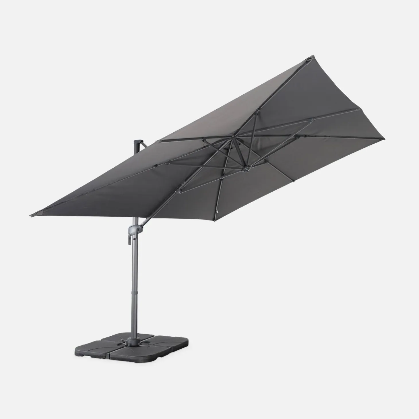 Rechteckiger Ampelschirm 3x4 m