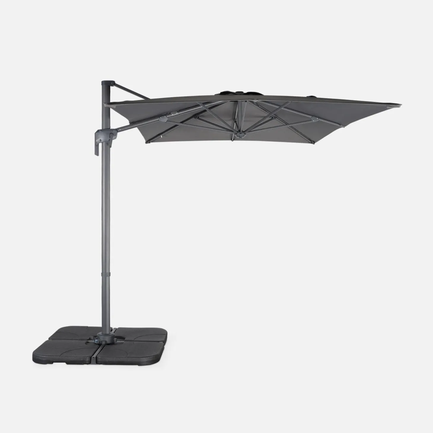 Rechteckiger Ampelschirm 2x3 m