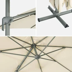 Rechteckiger Ampelschirm 2x3 m