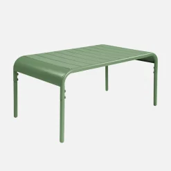 Rechteckiger Couchtisch aus Stahl für den Garten