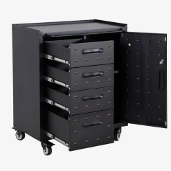 Rollenschrank mit 4 Schubladen und einer Tür