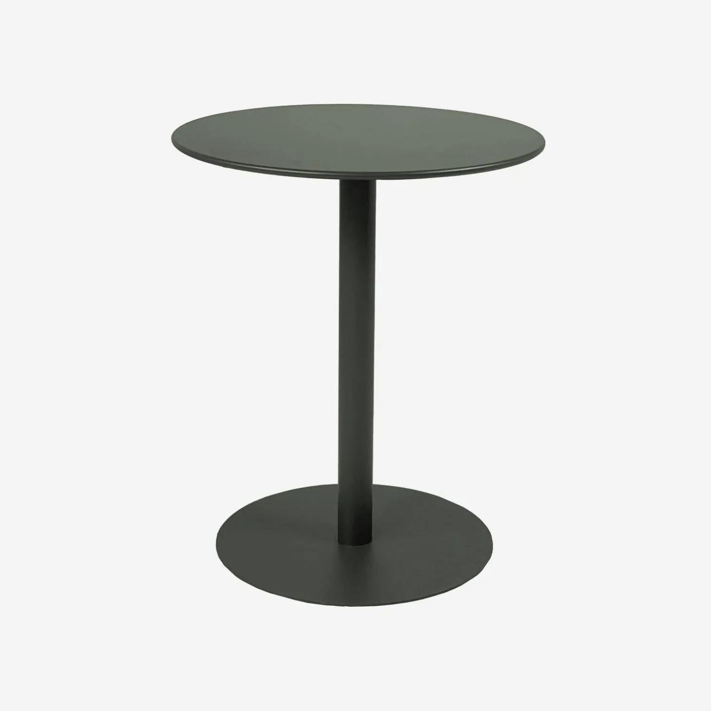 Runder Bistro-Gartentisch aus Stahl für 2 Personen