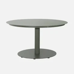 Runder Gartentisch Ø140cm aus Aluminium + 6 Sessel