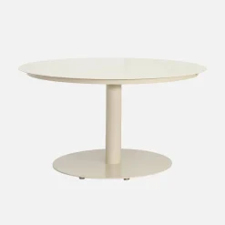 Runder Gartentisch Ø140cm aus Aluminium + 6 Sessel