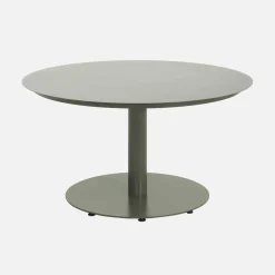 Runder Gartentisch Ø140cm + 6 Sessel aus Aluminium