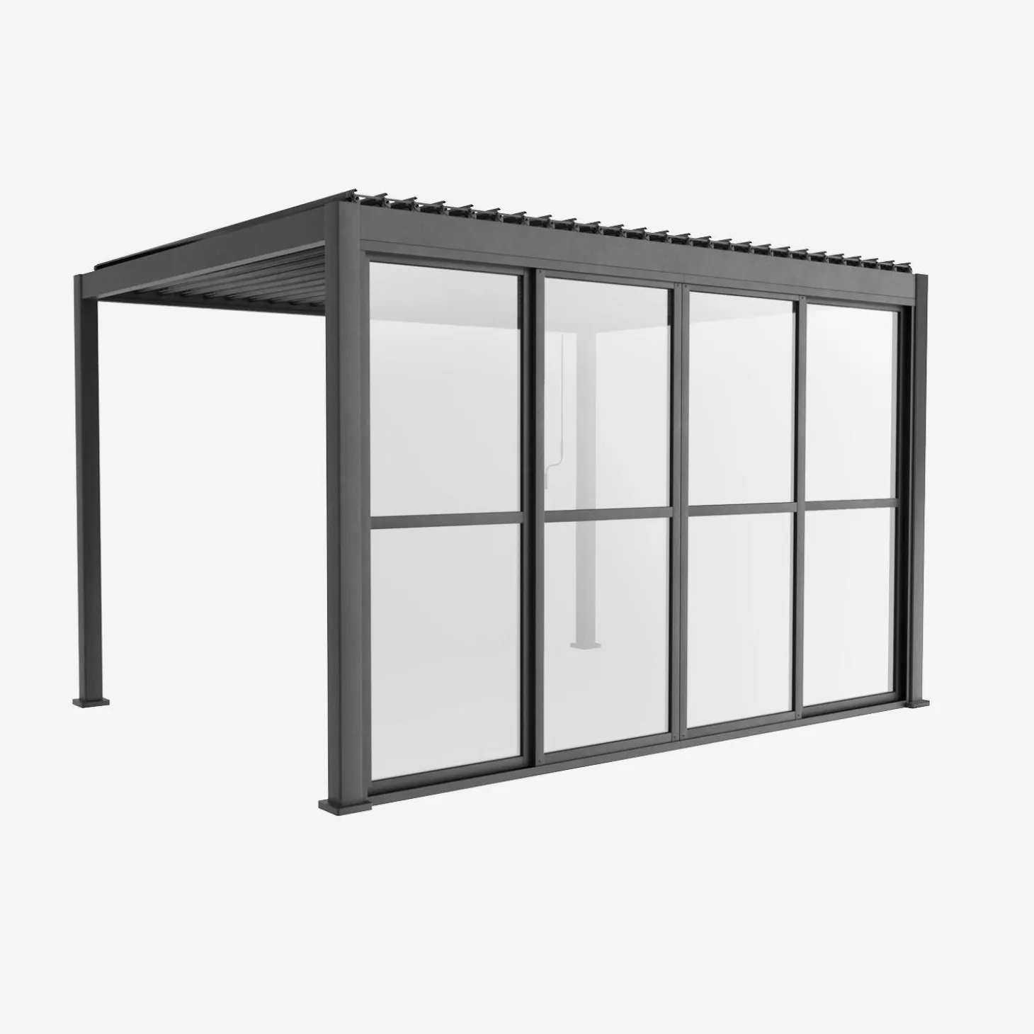 Schiebetür 4m für Pergola Triomphe 3x4m
